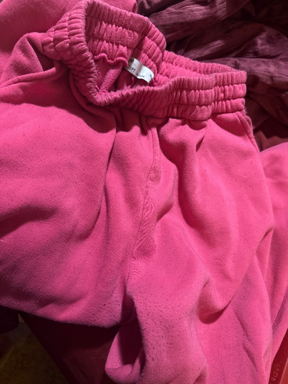 Pink thermal sweatpant